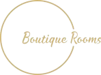 logotipo boutique rooms tr md